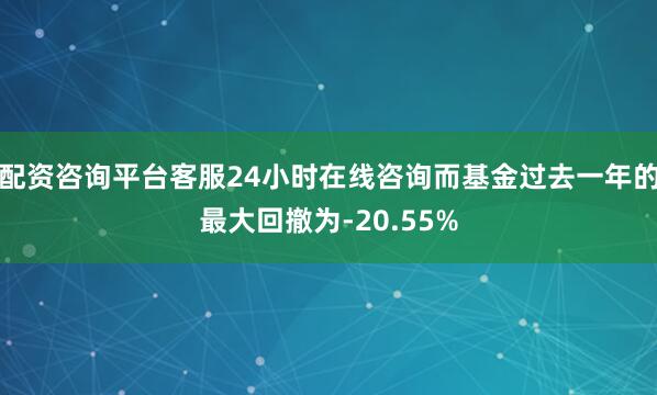 配资咨询平台客服24小时在线咨询而基金过去一年的最大回撤为-20.55%